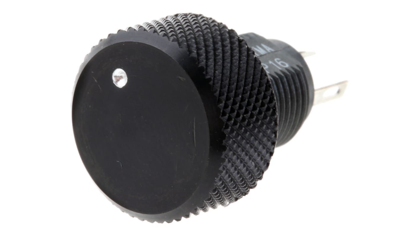 Vishay P16 470Ω Rotary Potentiometer 1-Gang Panel Mount, P16NM471MAB15