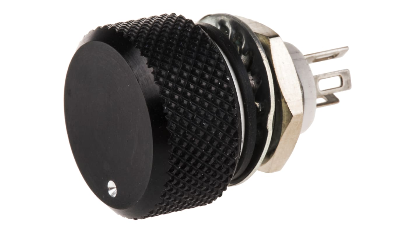 Vishay P16 10kΩ Rotary Potentiometer 1-Gang Panel Mount, P16NM103MAB15