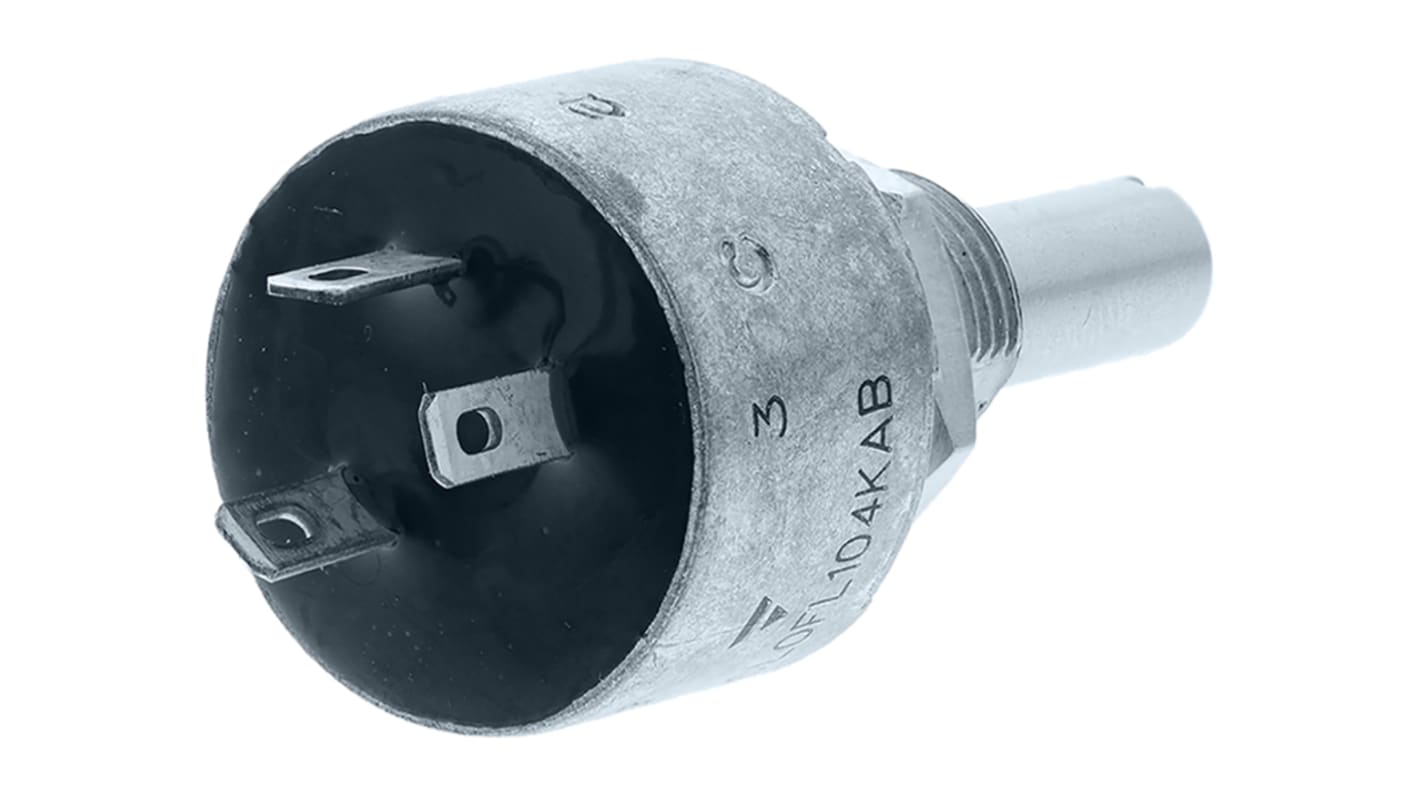 Potentiomètre Rotatif Vishay PE30, 100kΩ max, Ø axe 6 mm, Montage panneau
