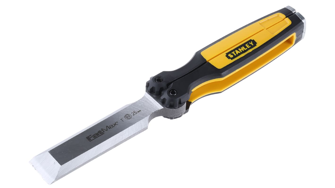 Stanley Carbon Steel Wood Chisel, 238mm Length, 25.0 mm Blade Width