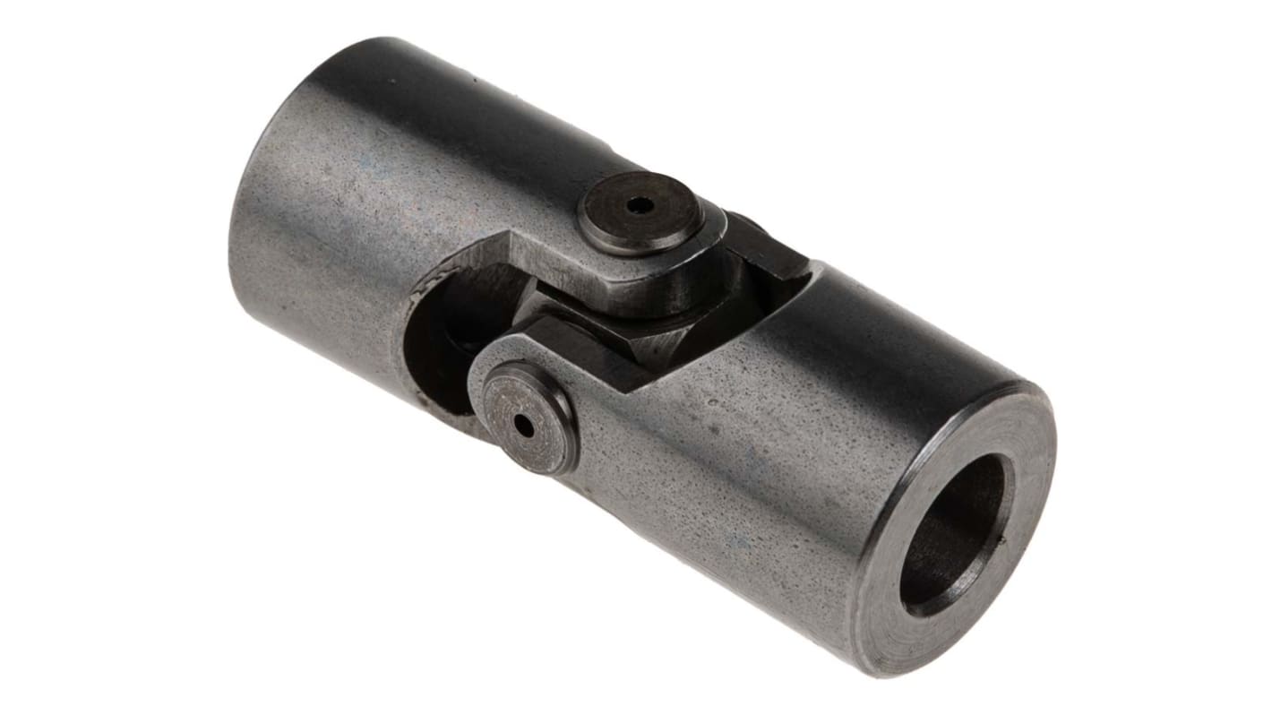 RS PRO Universal Joint, Single, Plain, Bore 8mm, 40mm Length