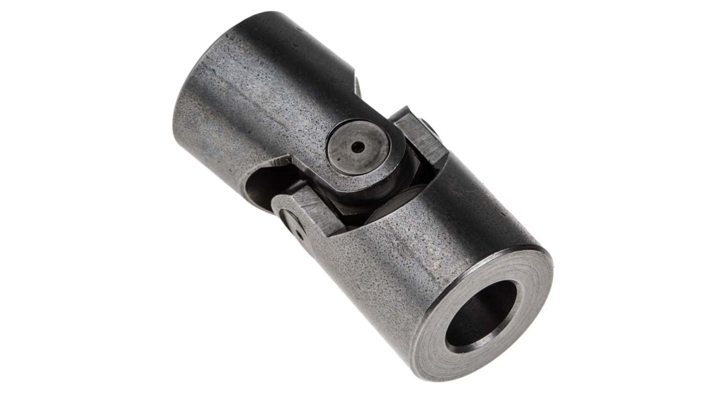 RS PRO Universal Joint, Single, Plain, Bore 12mm, 56mm Length