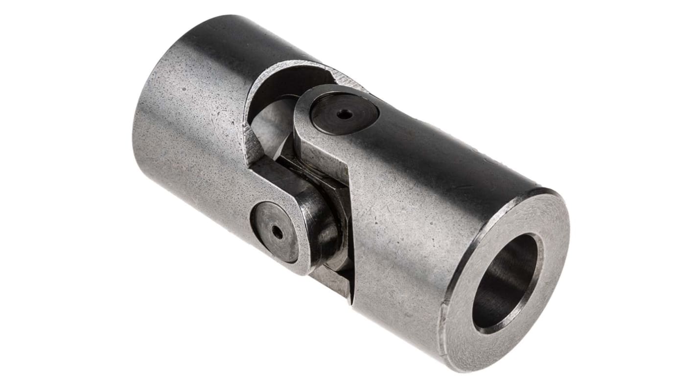 RS PRO Universal Joint, Single, Plain, Bore 16mm, 68mm Length