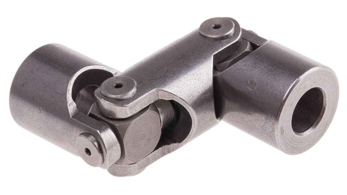 RS PRO Universal Joint, Double, Plain, Bore 8mm, 62mm Length