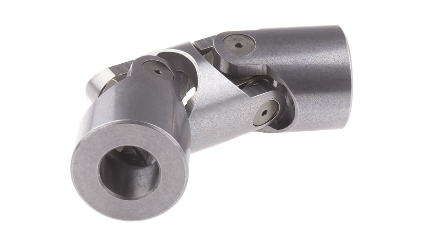 RS PRO Universal Joint, Double, Plain, Bore 18mm, 114mm Length