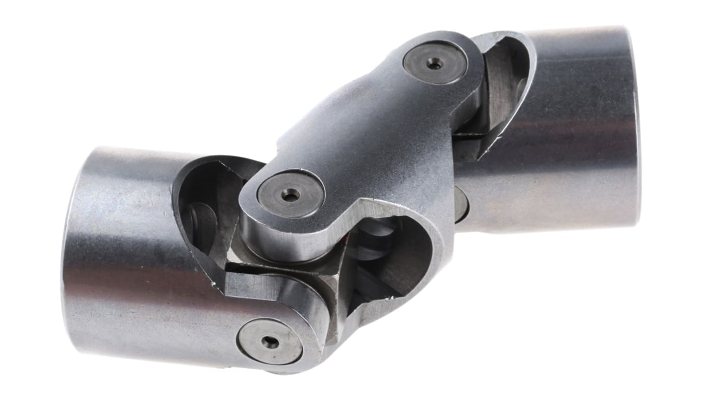RS PRO Universal Joint, Double, Plain, Bore 20mm, 128mm Length