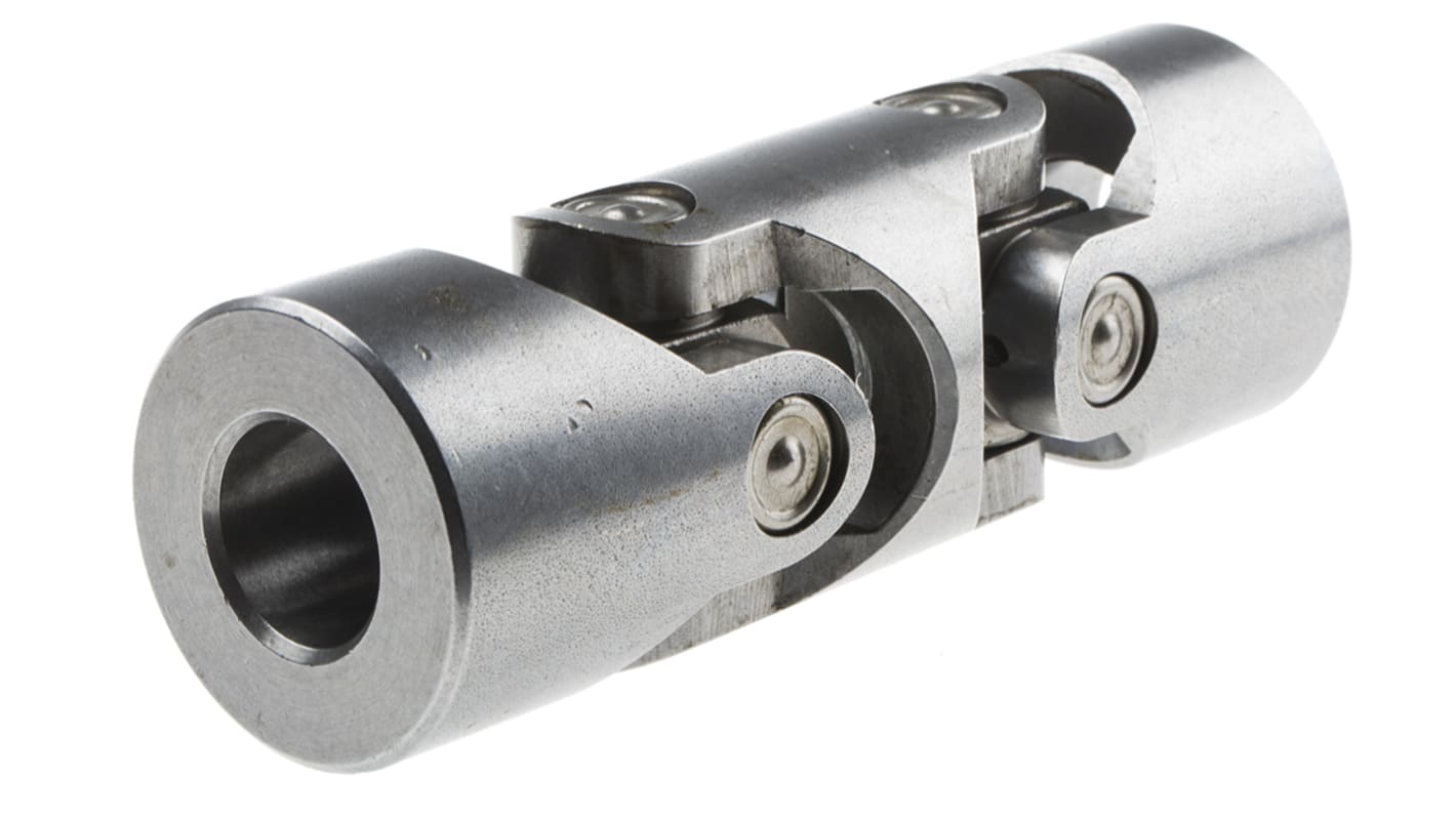 RS PRO Universal Joint, Double, Needle Roller, Bore 20mm, 128mm Length