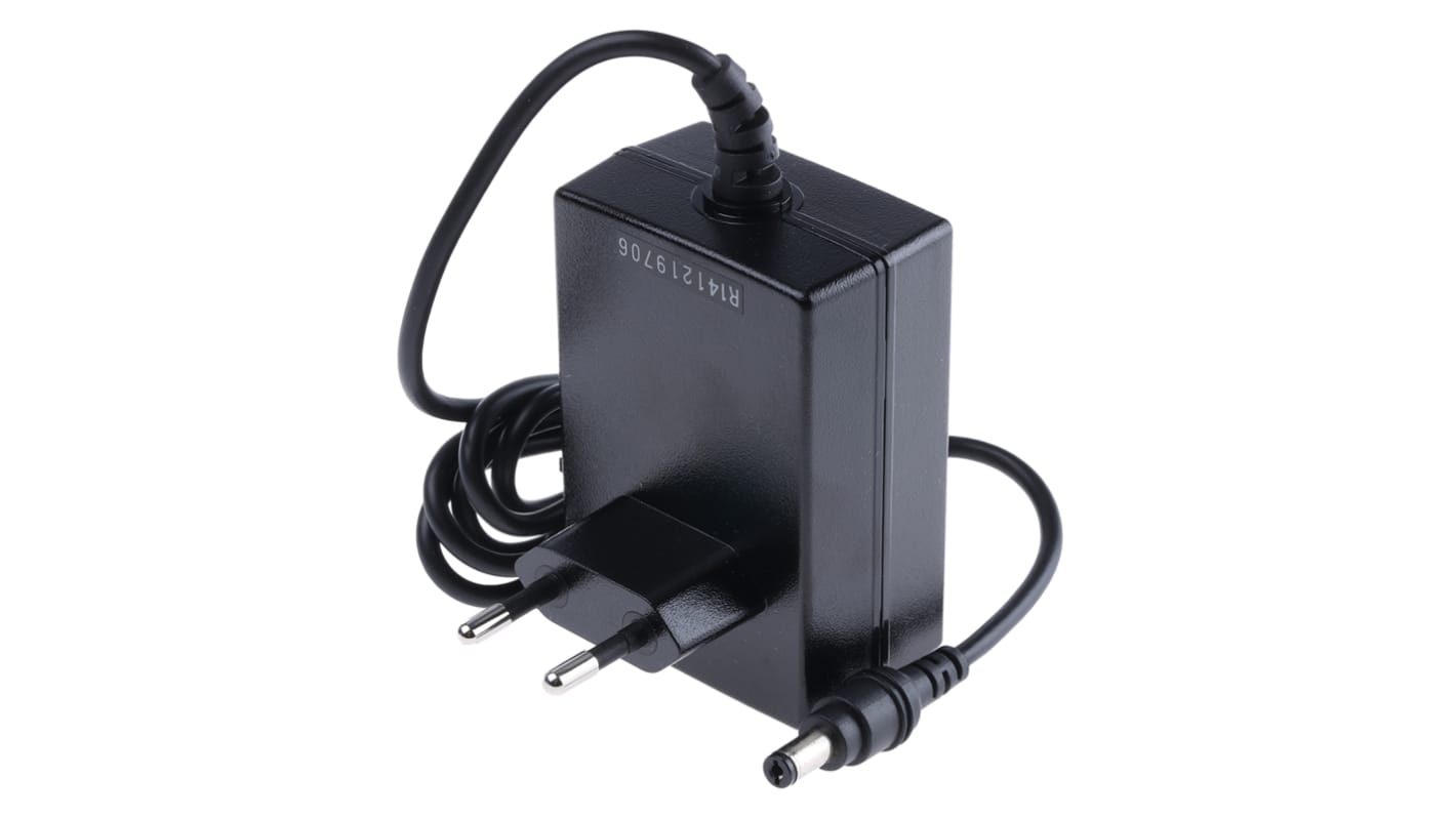 MEAN WELL 15W Plug-In AC/DC Adapter 5V dc Output, 3A Output