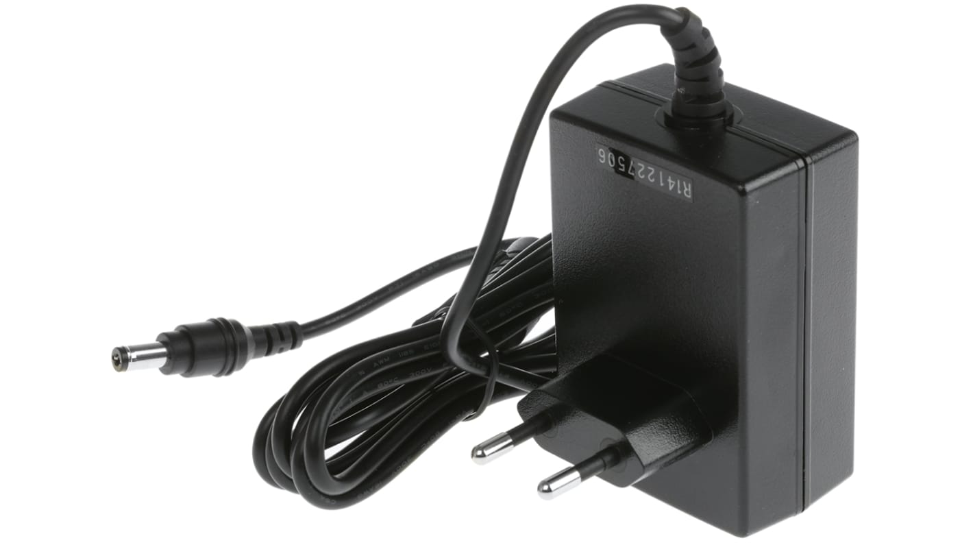 MEAN WELL 36W Plug-In AC/DC Adapter 24V dc Output, 1.5A Output