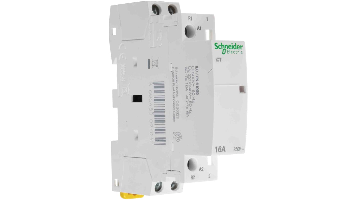 Stycznik 230 V AC Schneider Electric styki: 2 16 A 1NO + 1NC Śruba A9C22615