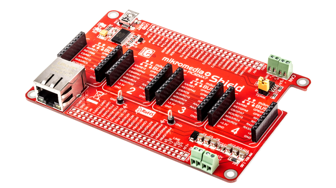 MikroElektronika 評価ボード, Shield, mikromedia Plus, MCU, MIKROE-1437