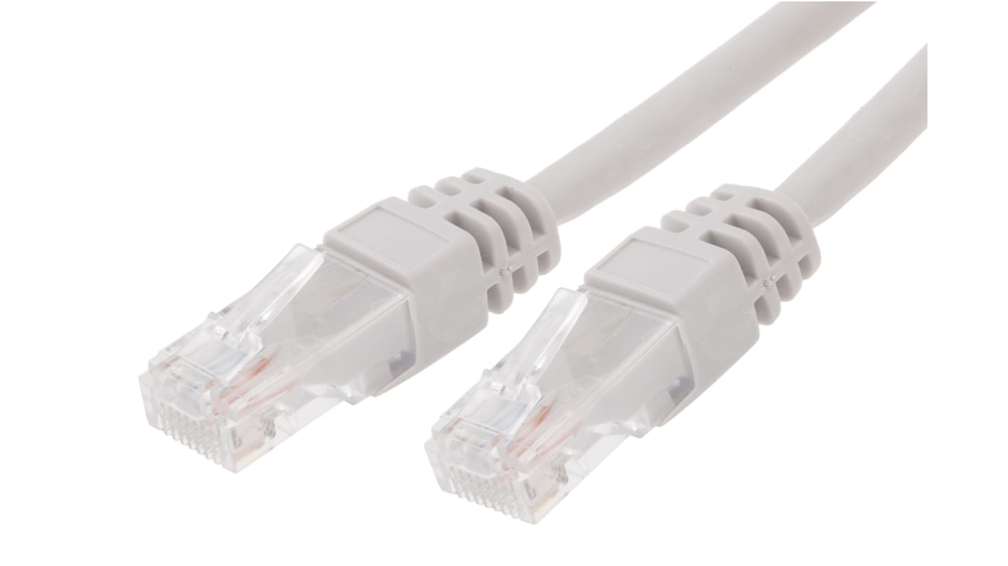 RS PRO Ethernetkabel Cat.5e, 25m, Grau Patchkabel, A RJ45 U/UTP Stecker, B RJ45, LSZH