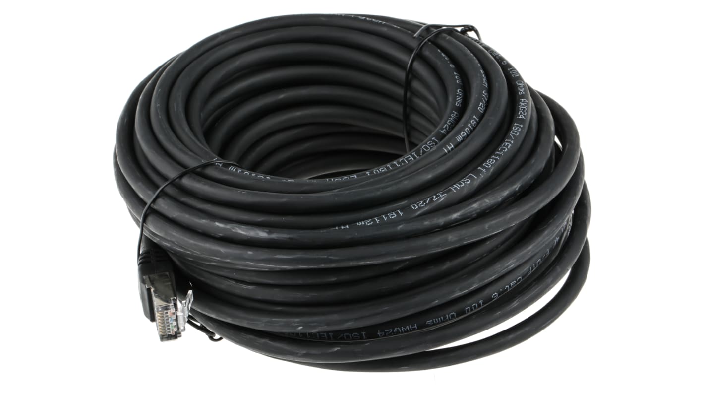 Kabel Ethernet Cat6 długość 15m Z zakończeniem RS PRO LSZH