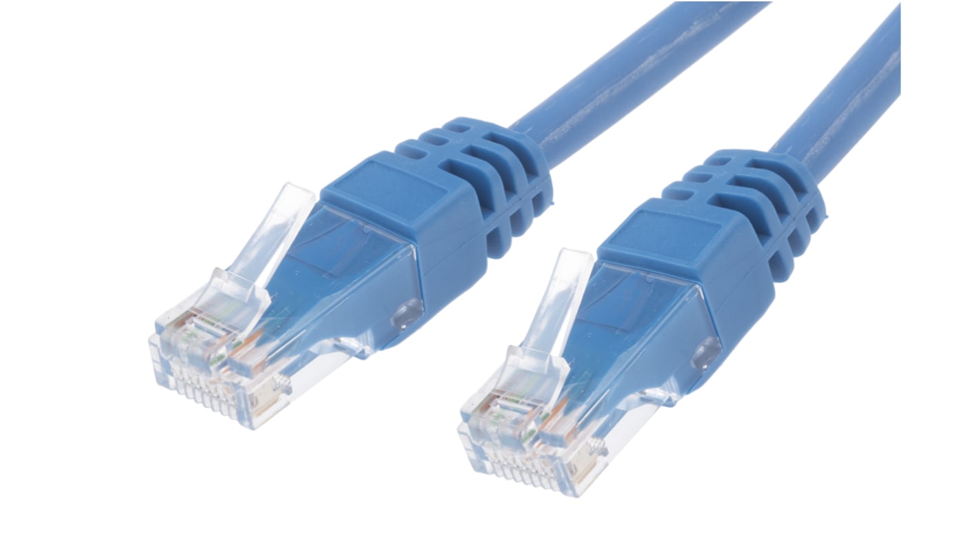 Cable Ethernet Cat6 U/UTP RS PRO de color Azul, long. 25m, funda de LSZH