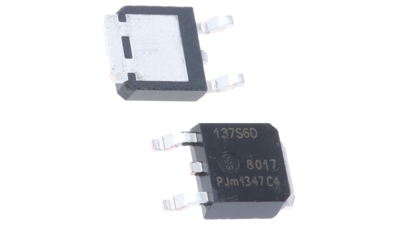 WeEn Semiconductors Co., Ltd Surface Mount, 3-pin, TRIAC, 600V, Gate Trigger 1V 600V