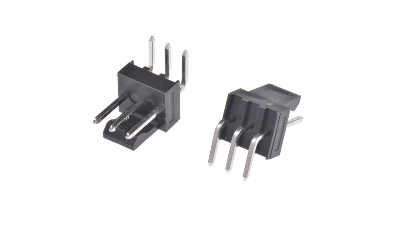 Złącze szpilkowe 3-pinowe raster: 2.54mm -rzędowe Molex Przewlekany 4.0A 250.0 V.