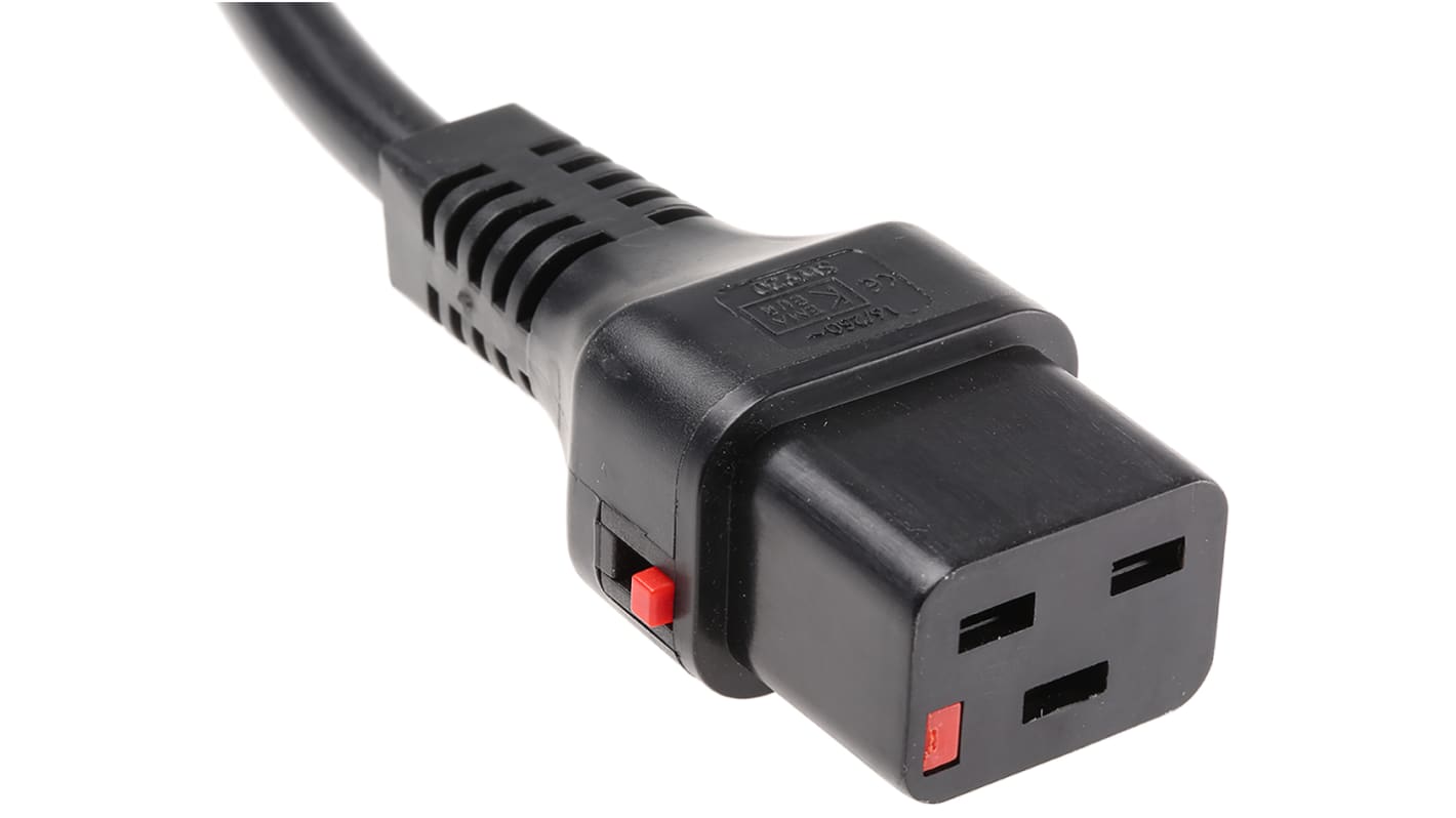 Schaffner IEC C19 Socket to IEC C20 Plug Power Cord