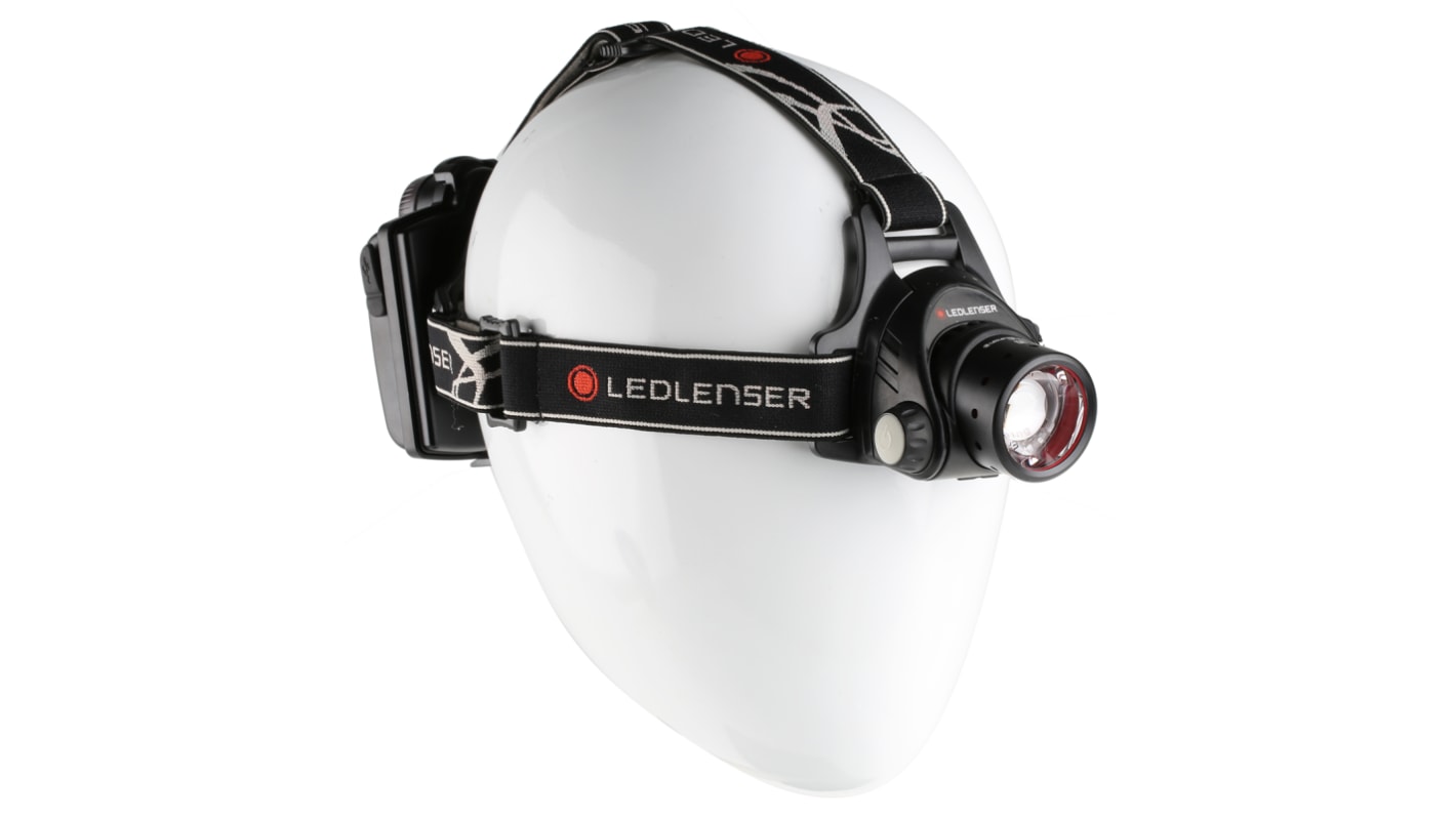 LEDLENSER LED充电头灯, 850 lm, 300 m射程, AA电池, 黑色