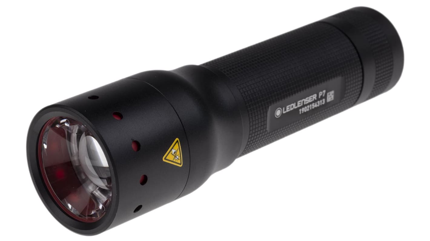 LEDLENSER LED Torch Black 450 lm, 130 mm