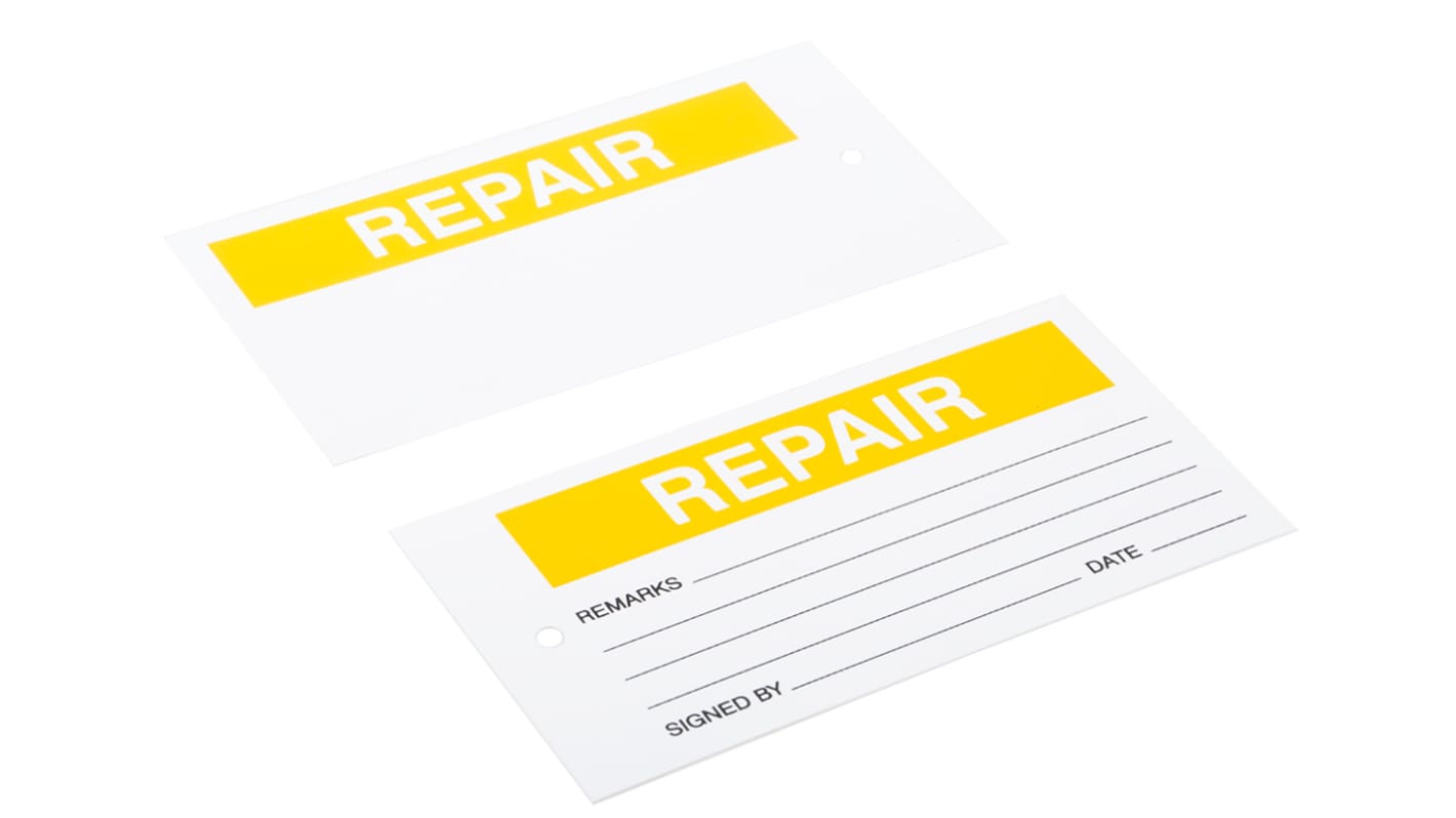 RS PRO Pre-Printed Label. Quantity: 1