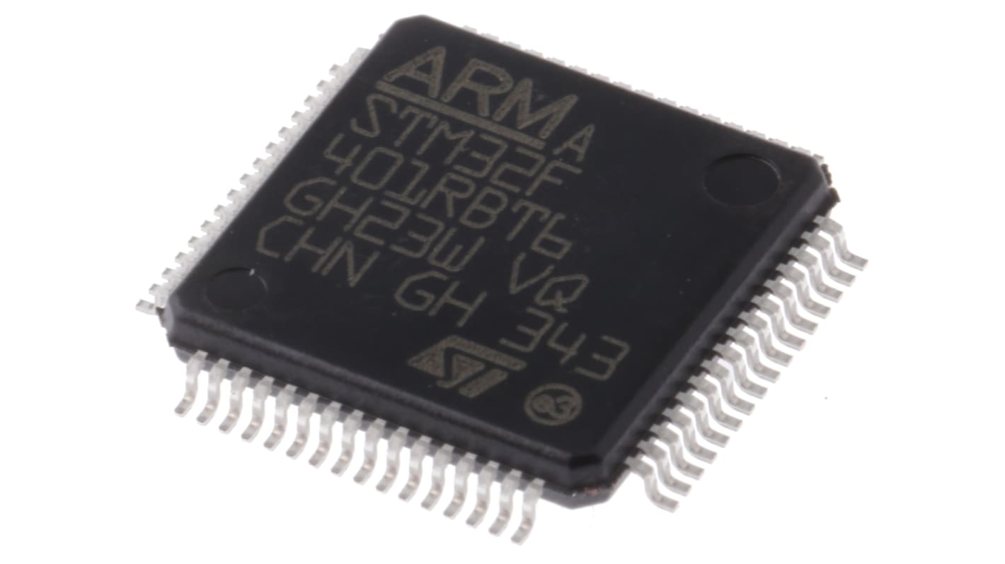 Microcontrôleur, 32bit, 64 Ko RAM, 128 Ko, 84MHz, LQFP 64, série STM32F4