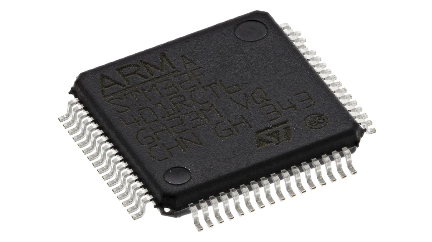 STMicroelectronics STM32F4 マイコン, ARM Cortex M4コア, 84MHz, 256 kB, フラッシュ, 64-Pin LQFP