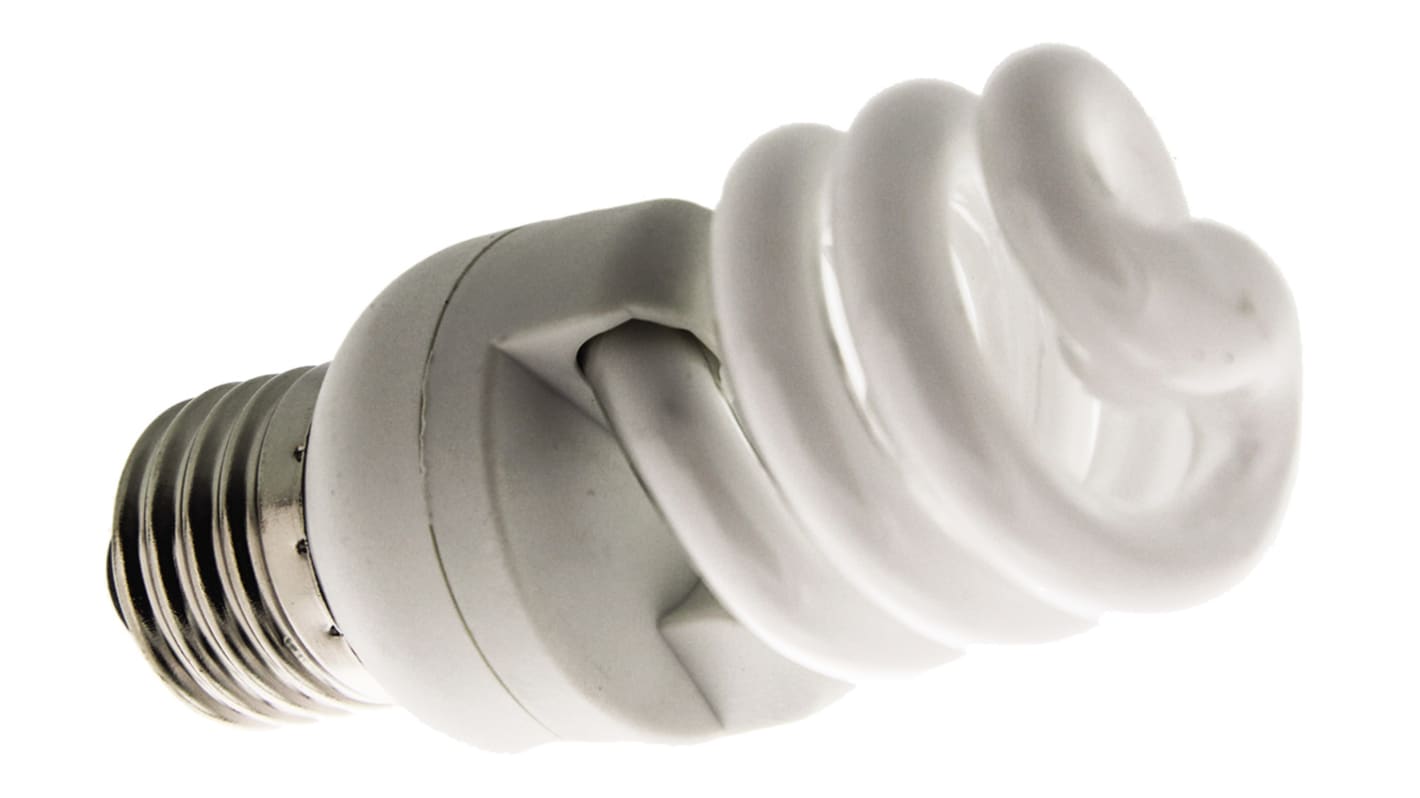 Osram E27 DULUX PRO Quad Tube Shape CFL Bulb, 11 W, 4000K, Cool White Colour Tone