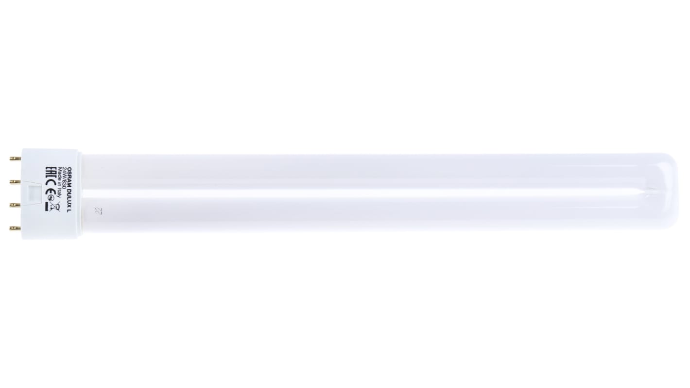 Osram DULUX 4-Rohr Energiesparlampe, 24 W L. 317 mm, Sockel 2G11 3000K Ø 18mm