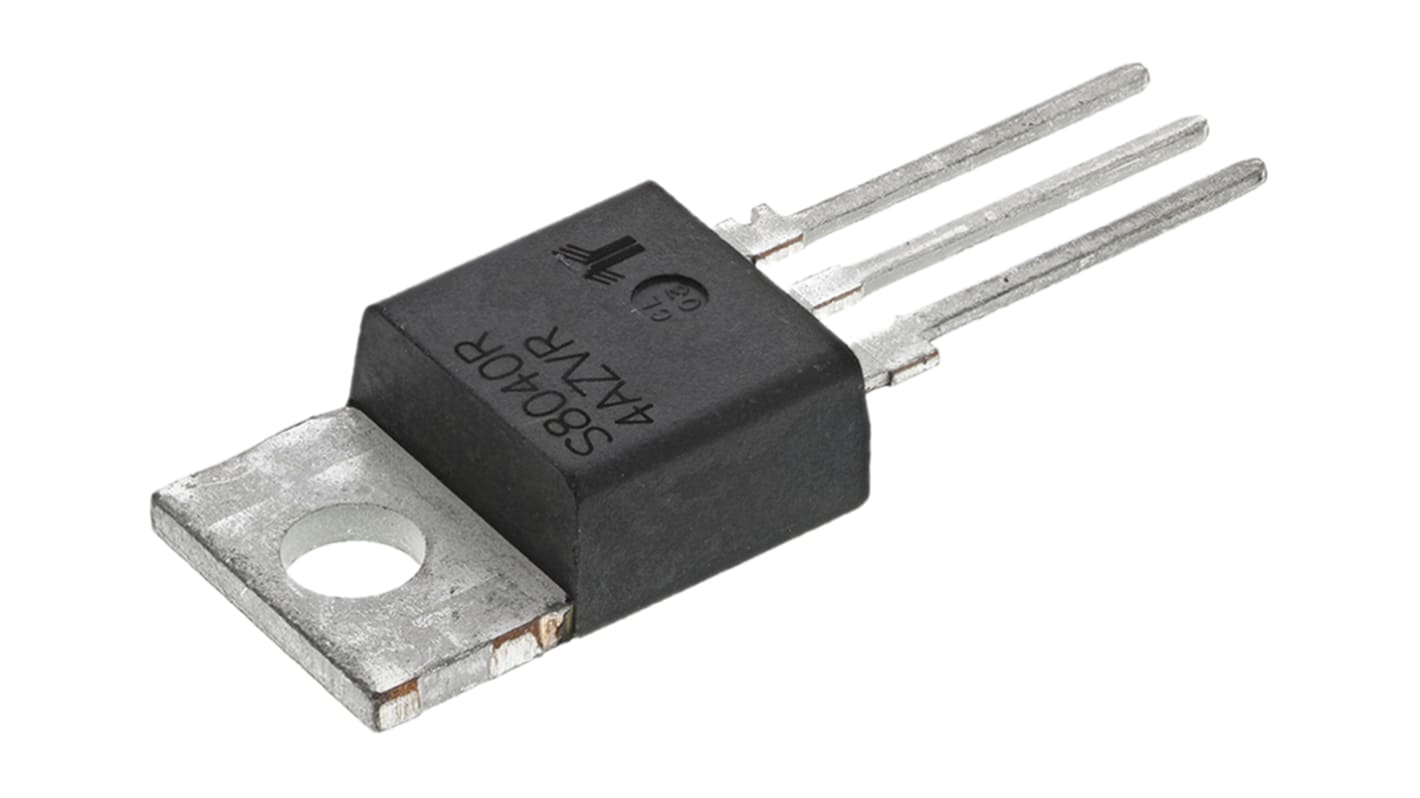 Littelfuse 可控硅, SCR, TO-220AB, 通孔安装, 最大栅极触发电流40000μA