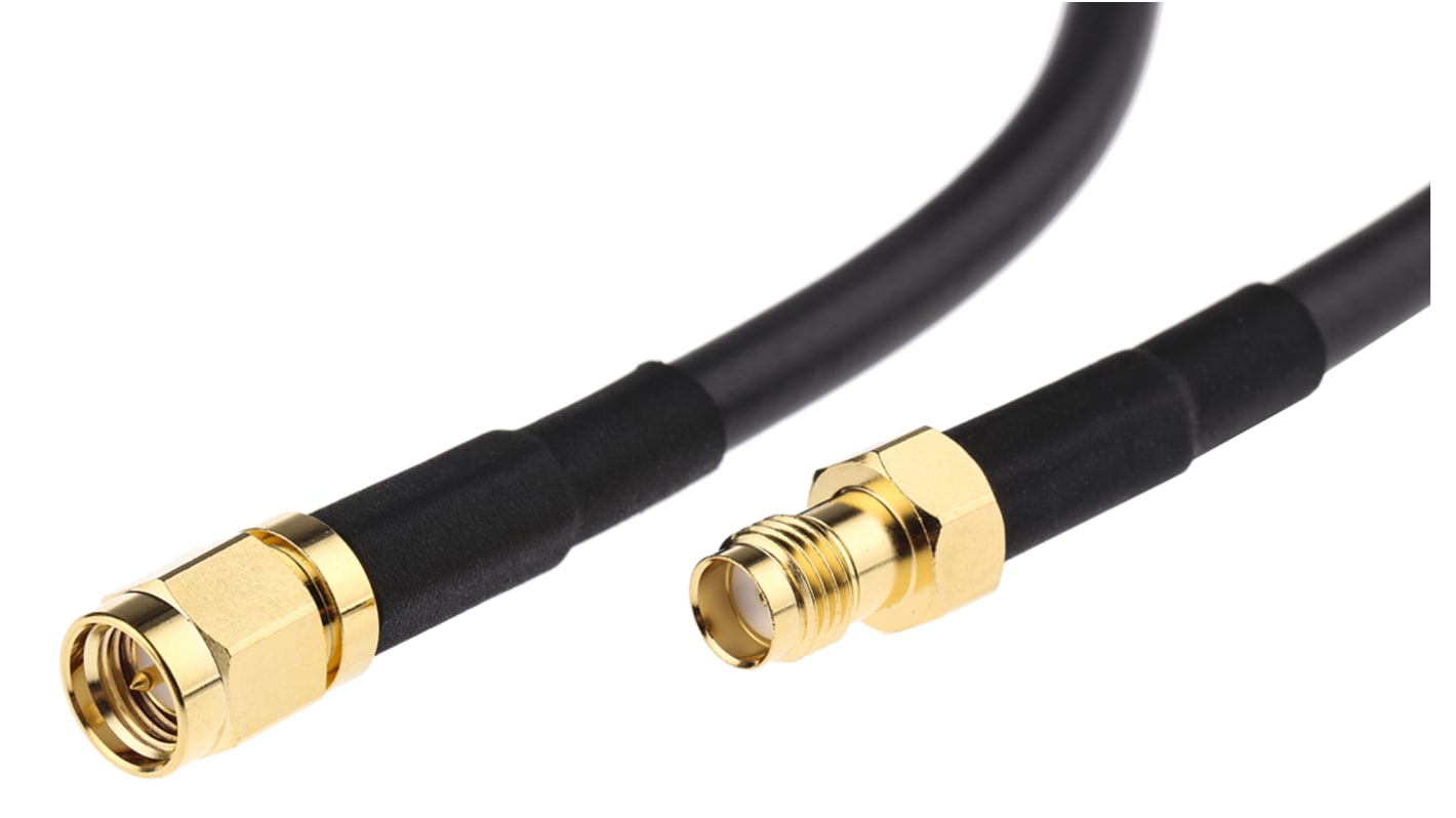 Mobilemark Female SMA to Male SMA, 300mm, RF195 Coaxial, Terminated50 Ω