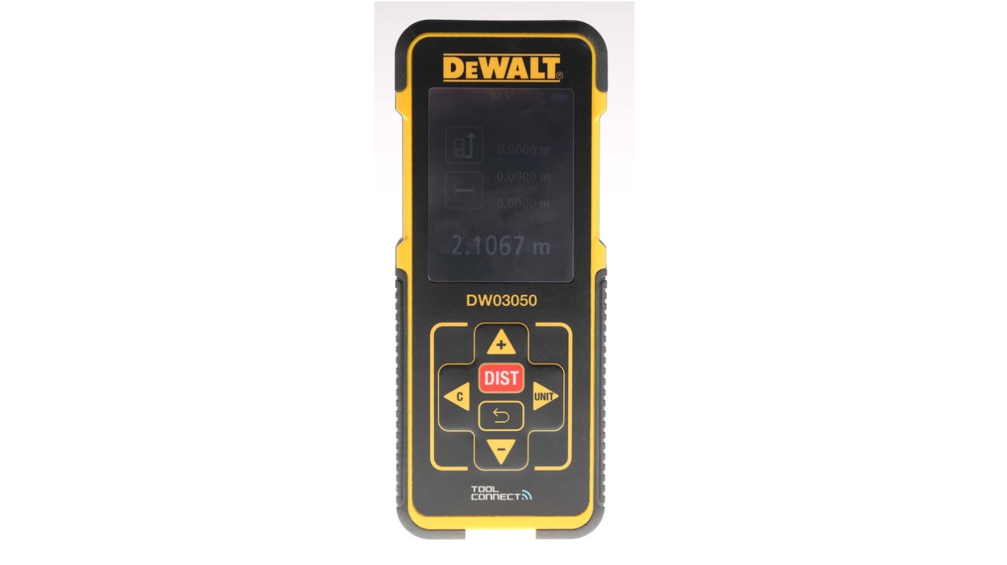 Distanziometro laser DeWALT DW03050, 50m, precisione ±1 poll, Classe 2