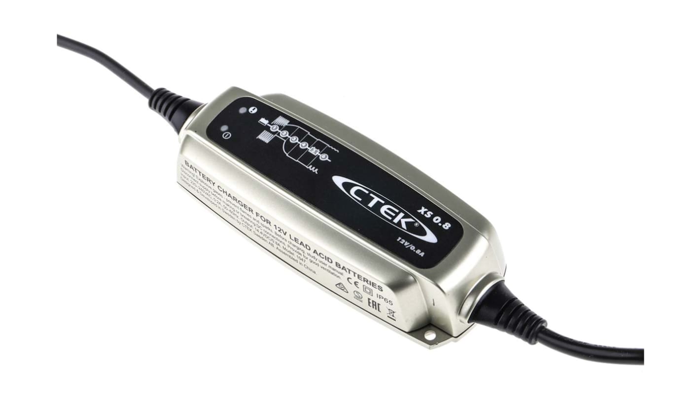 CTEK XS 0.8 Battery Charger For Lead Acid 12 V 12V 800mA with EU plug