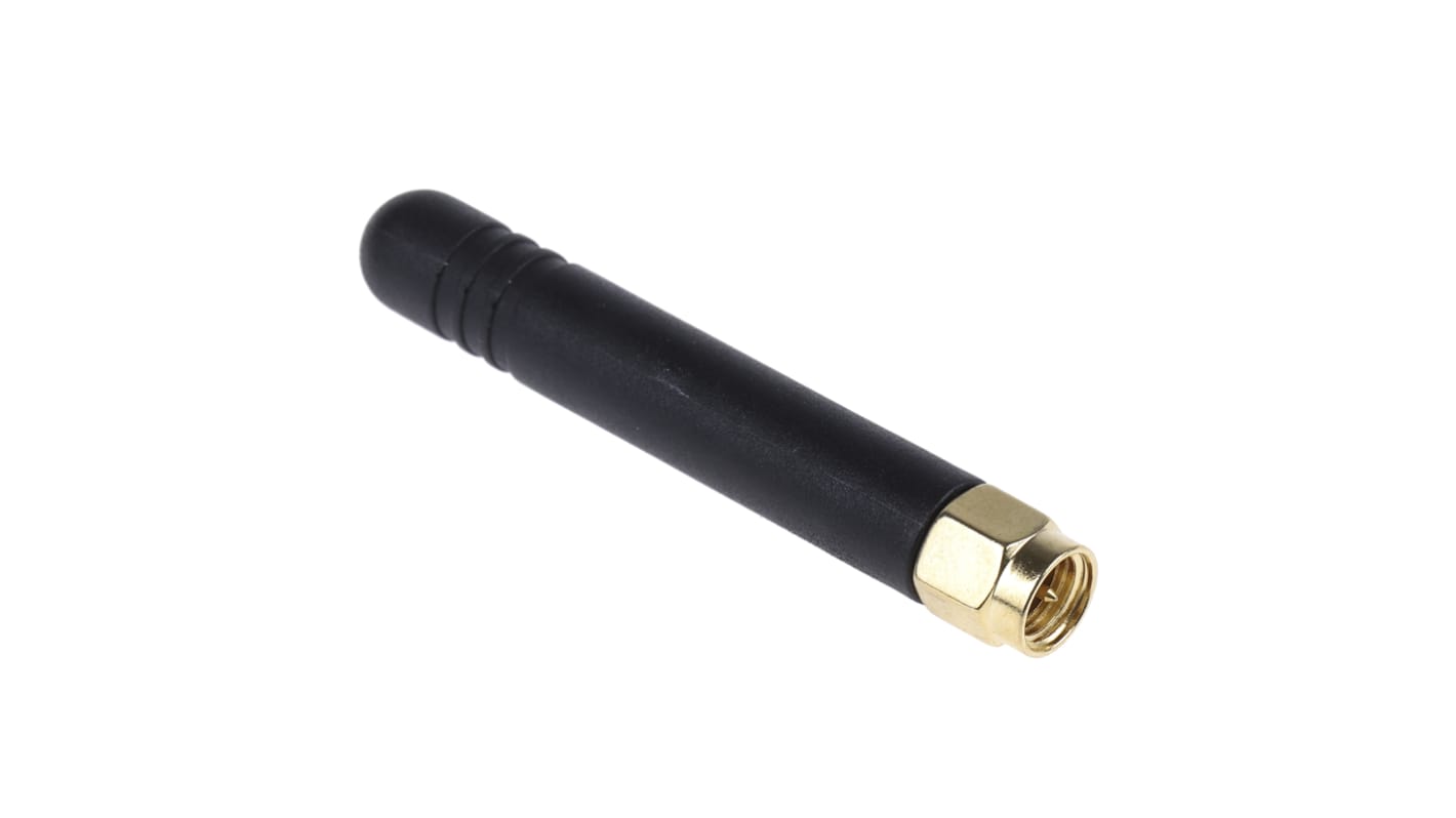 RF Solutions ANT-GHEL2-SMA Stubby Omnidirectional Antenna with SMA Connector, 2G (GSM/GPRS)