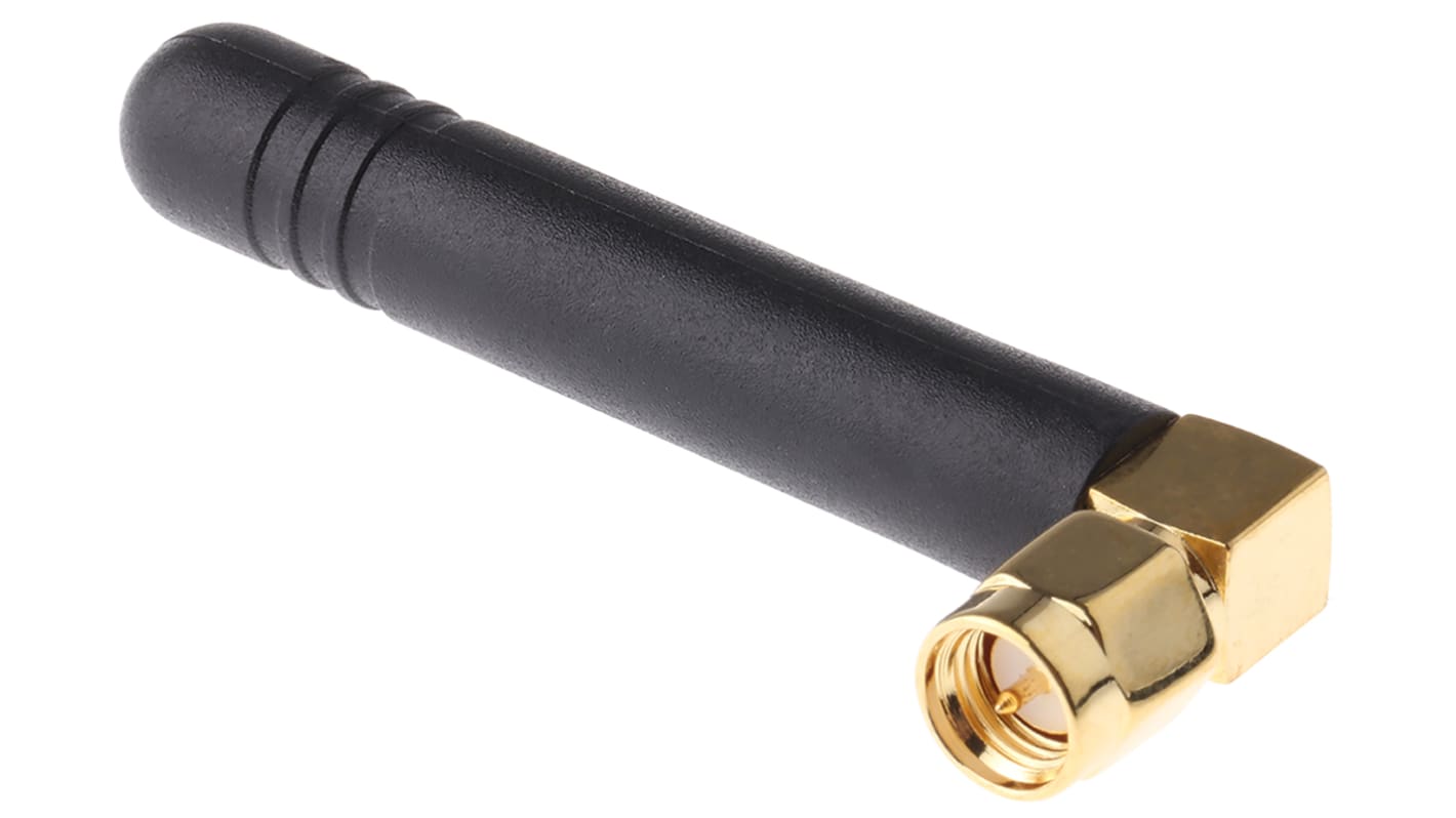 RF Solutions ANT-GHEL2R-SMA Stubby Omnidirectional Antenna with SMA Connector, 2G (GSM/GPRS)