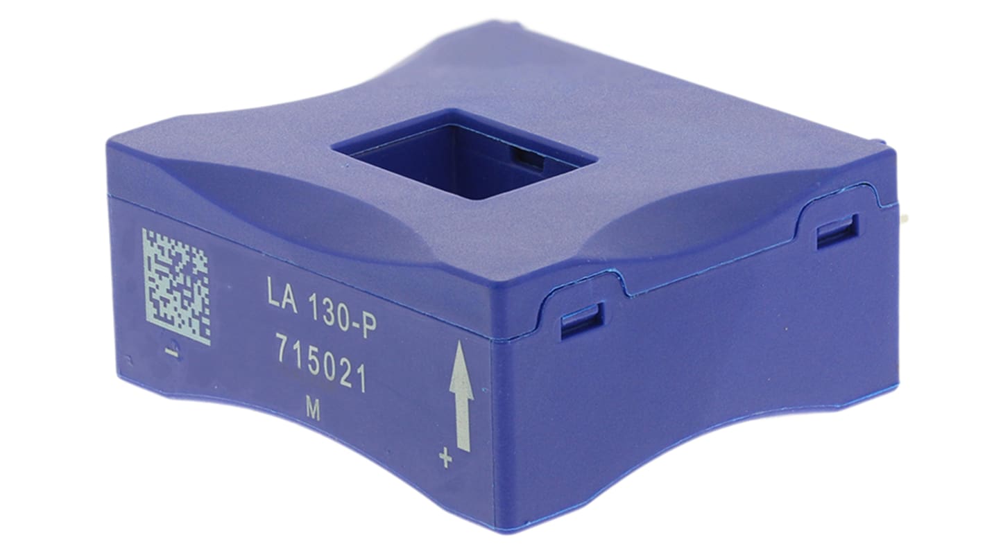 LEM LA Series Current Transformer, 130A Input, 130:1, 130 mA Output, 13.5 x 10mm Bore, 12 → 15 V