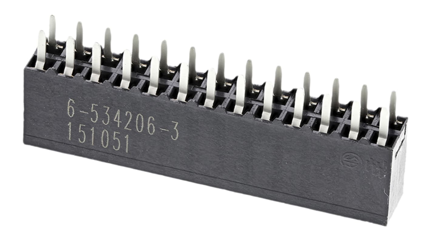 Gniazdo PCB 26 -pinowe 2 -rzędowe raster: 2.54mm typu płytka – płytka Proste Przewlekany