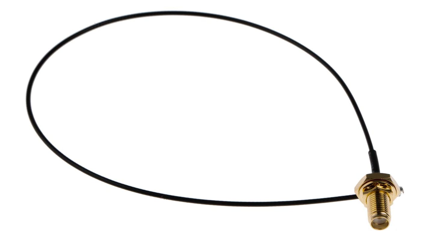 RS PRO Female SMA to Female U.FL, 300mm, RF Coaxial, Terminated50 Ω