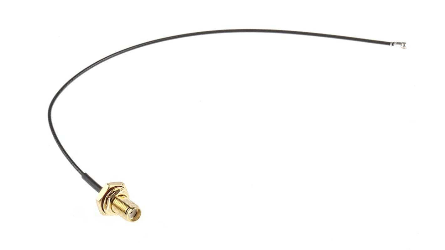 RS PRO Female SMA to Female U.FL, 200mm, RF Coaxial, Terminated50 Ω