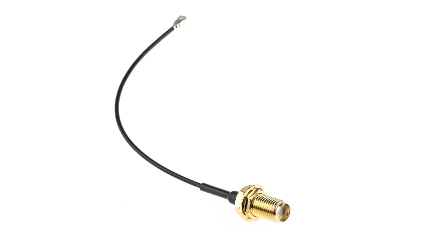 RS PRO Female SMA to Female U.FL, 100mm, RF Coaxial, Terminated50 Ω