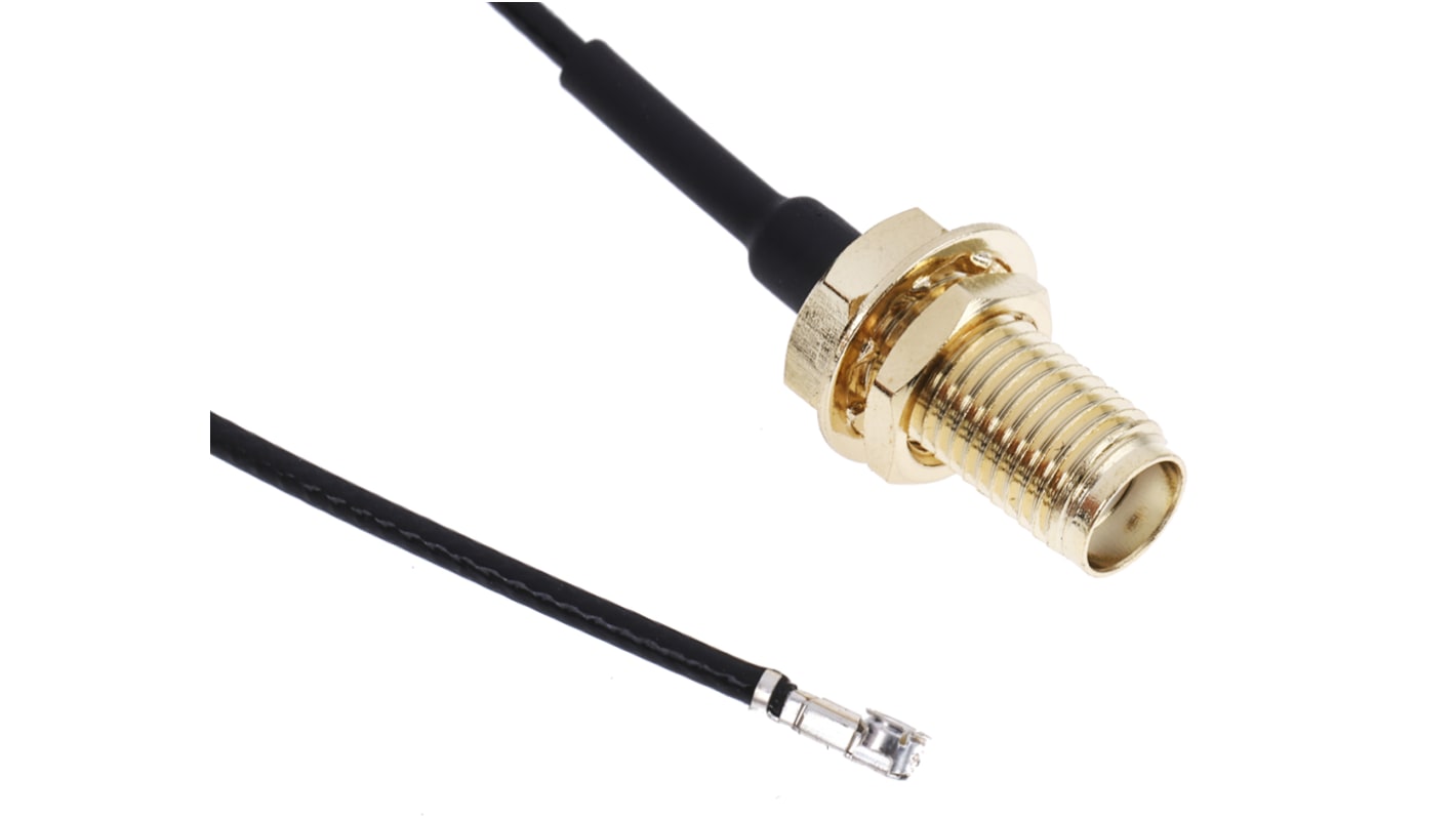 RS PRO Female SMA to Female U.FL, 150mm, RF Coaxial, Terminated50 Ω