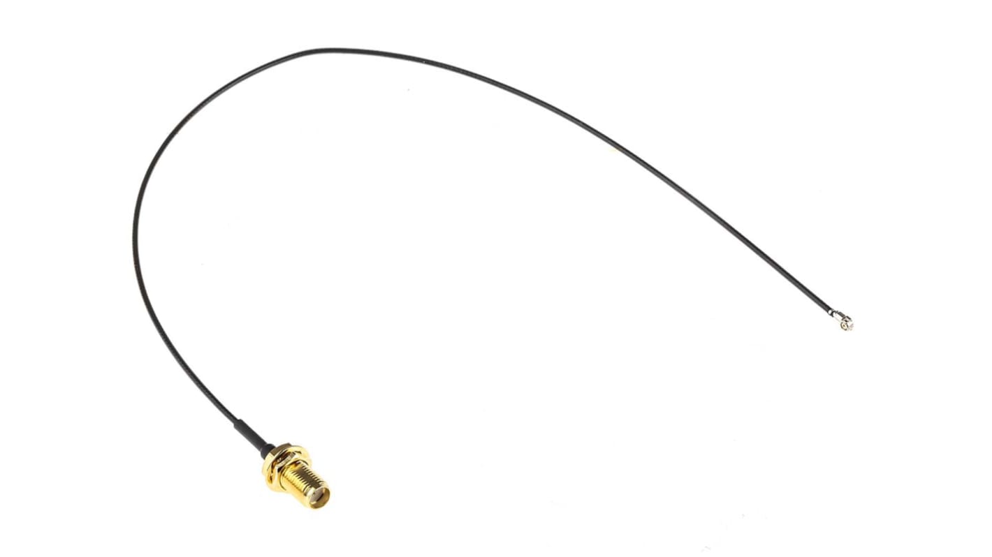 RS PRO Female SMA to Female U.FL, 300mm, RF Coaxial, Terminated50 Ω