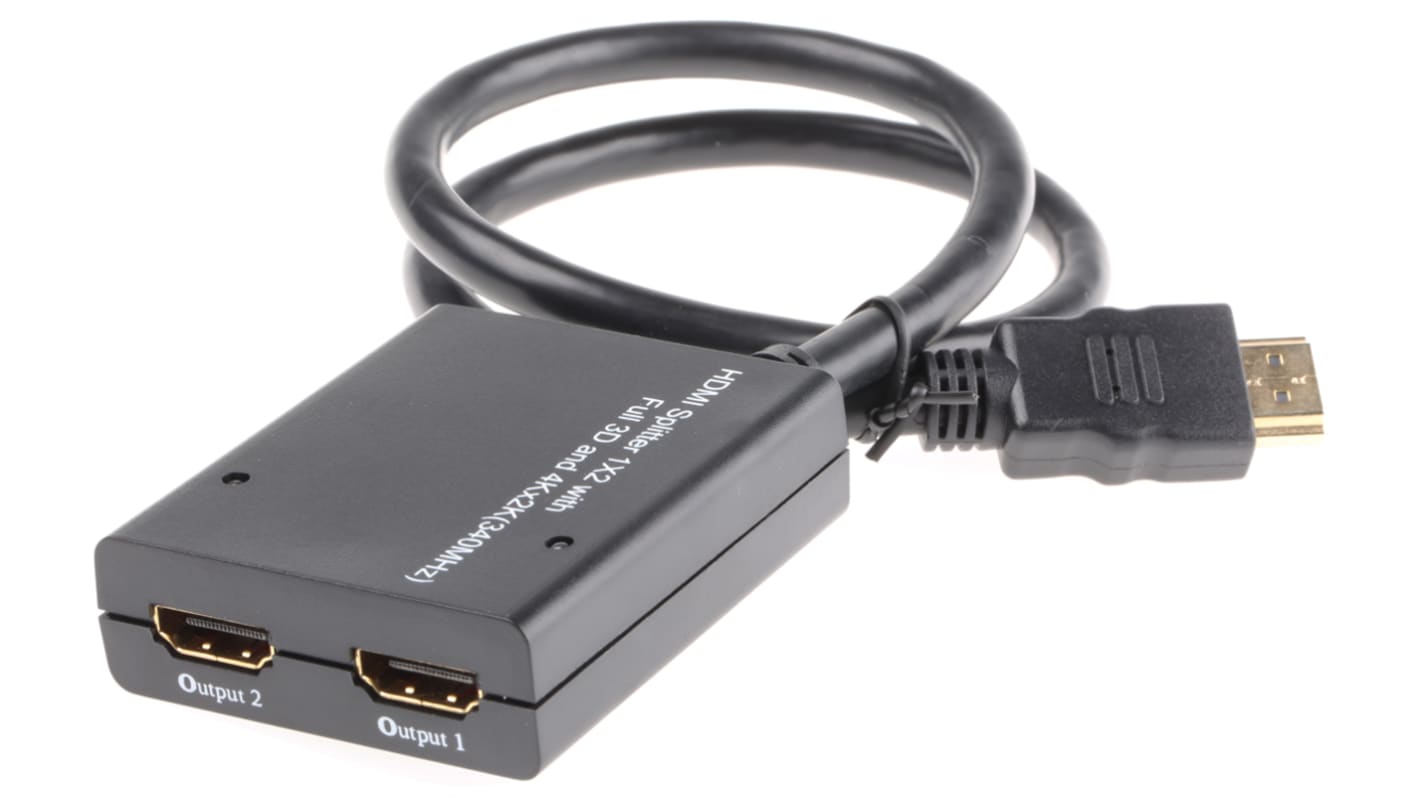 NewLink 2 Port 1 Input 2 Output HDMI Splitter  - up to 4K