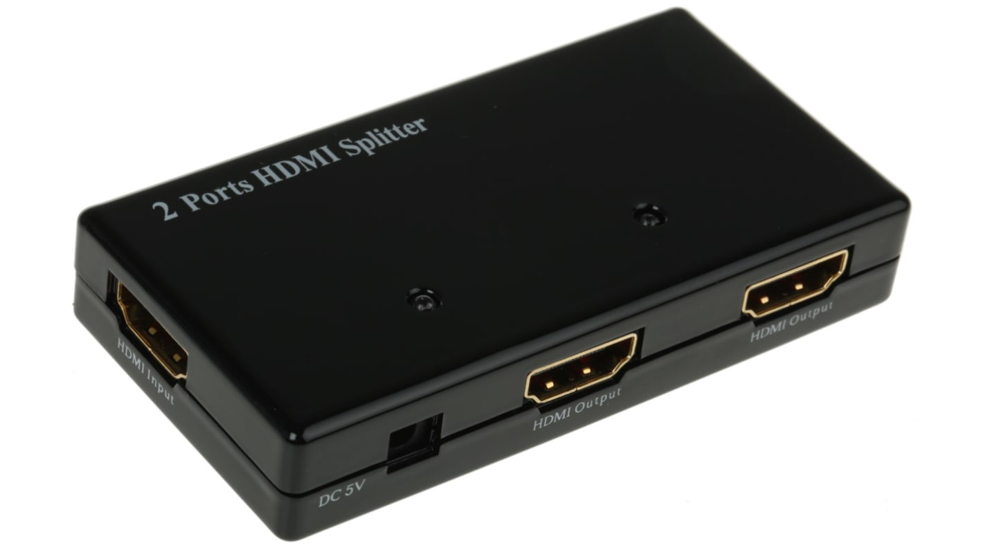 HD-SP202DUO | NewLink 2 Port 1 Input 2 Output HDMI Splitter 1920 x 1080 | RS HD-SP202DUO | NewLink 2 Port 1 Input 2 Output HDMI Splitter 1920 x 1080 | RS