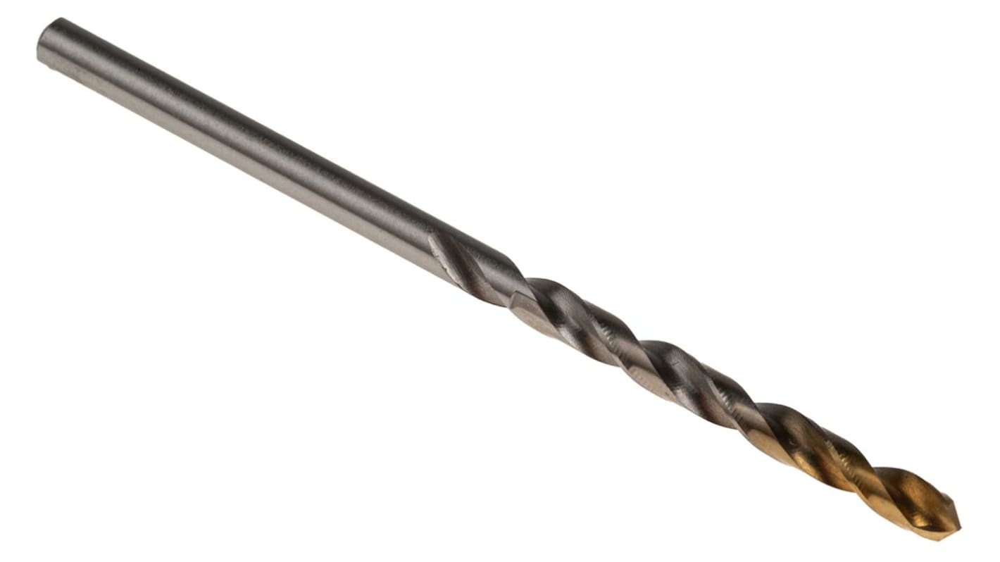 Dormer A002 Series HSS-TiN Twist Drill Bit, 3mm Diameter, 61 mm Overall