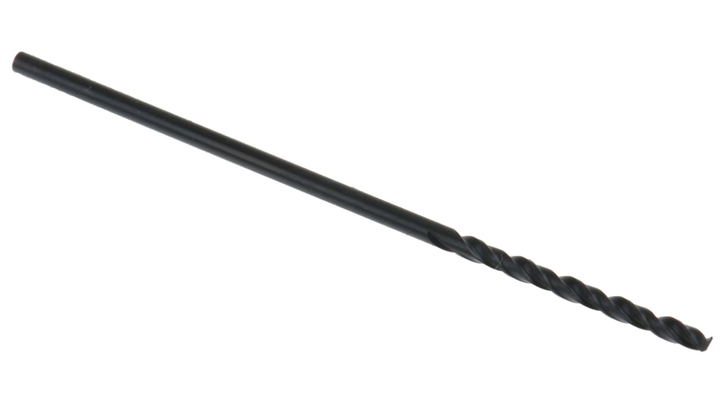 Dormer A108 Series HSS Twist Drill Bit for Stainless Steel, 1mm Diameter, 34 mm Overall
