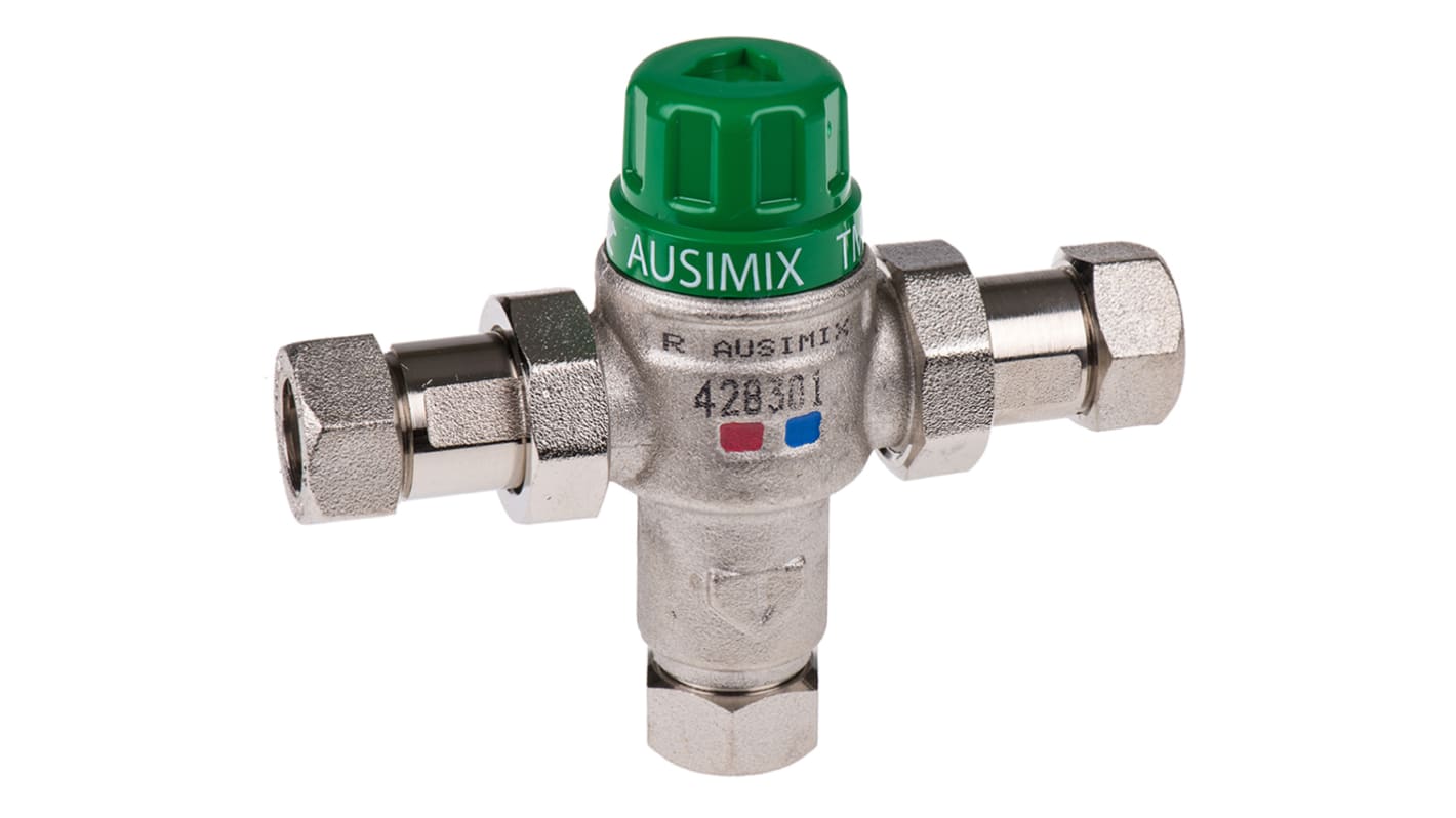 Reliance Brass Thermostatic Mixing Valve, 15mm