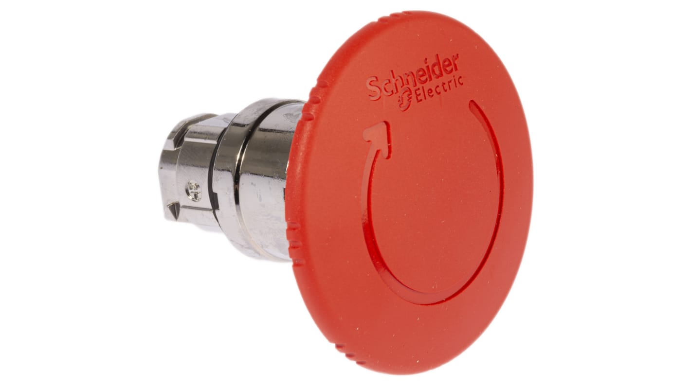 Schneider Electric Harmony XB4 Series, Twist Release, Emergency Stop Push Button Head