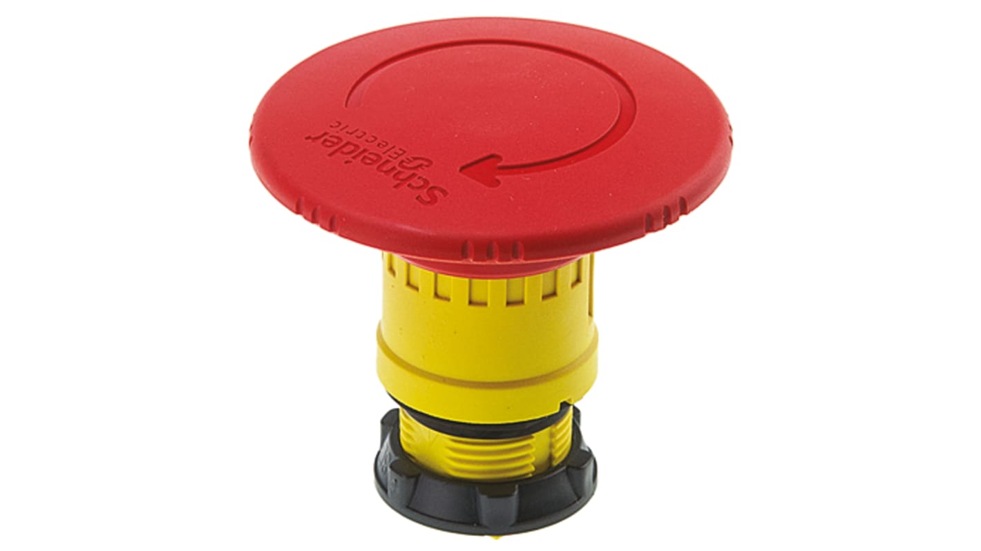 Schneider Electric Harmony XB5 Series, Twist Release, Emergency Stop Push Button Head