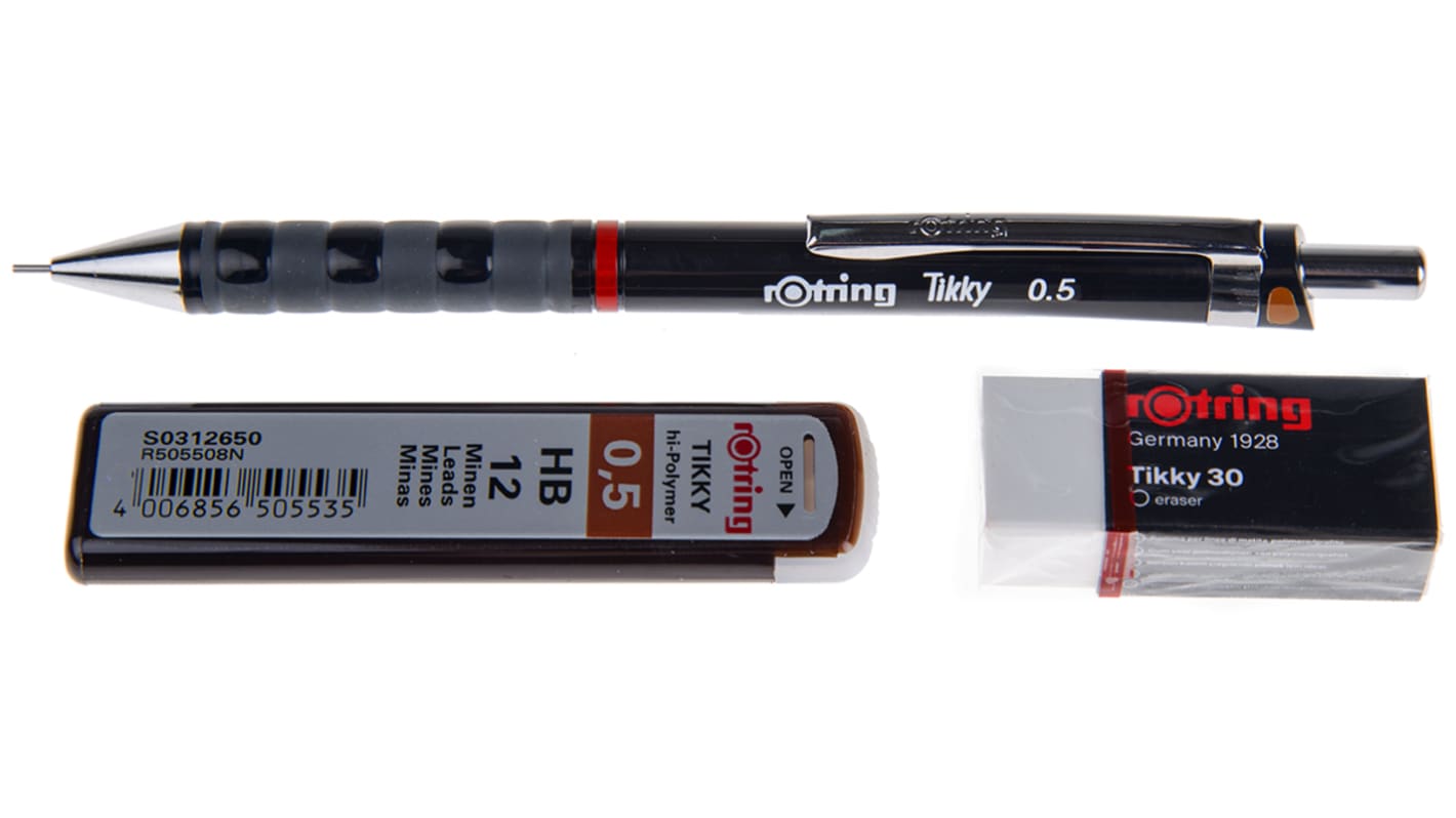 Rotring Barrel Pencil 0.5mm+Lead+Eraser