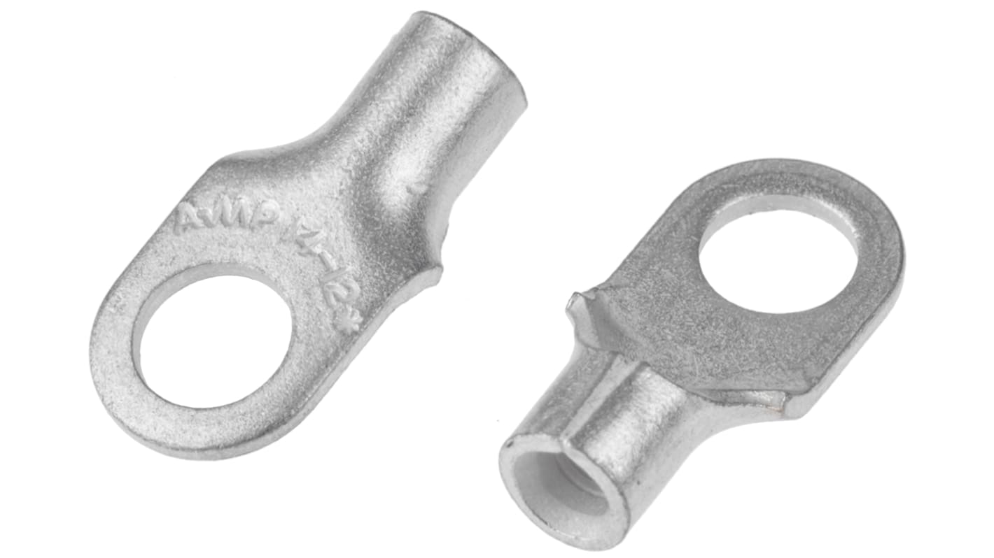 TE Connectivity, SOLISTRAND Uninsulated Ring Terminal, M5 (#10) Stud Size, 1.65mm² to 4.17mm² Wire Size